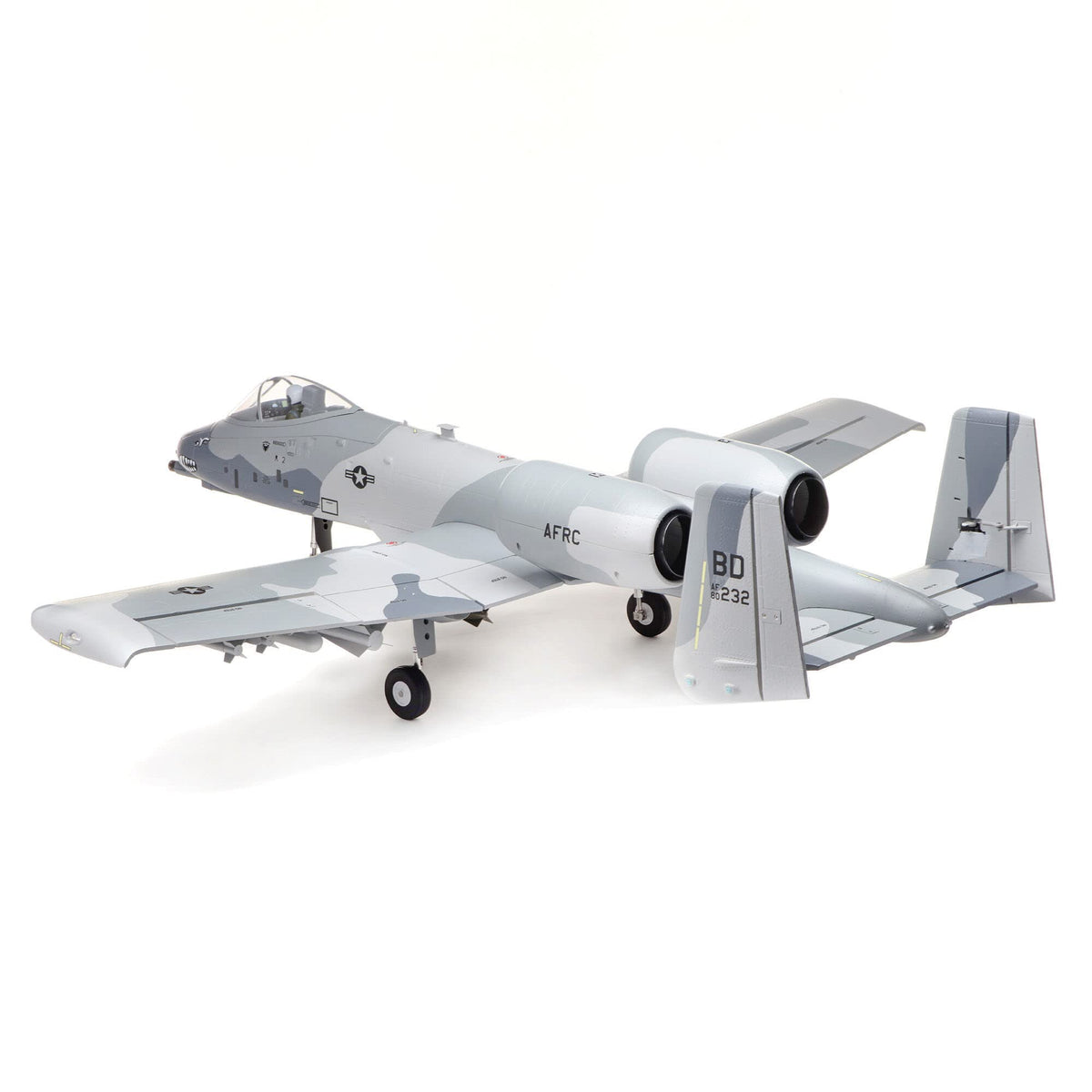 E-Flite EFL011500 A-10 Thunderbolt II Twin 64mm EDF BNF Basic Jet Airplane AS3X SAFE