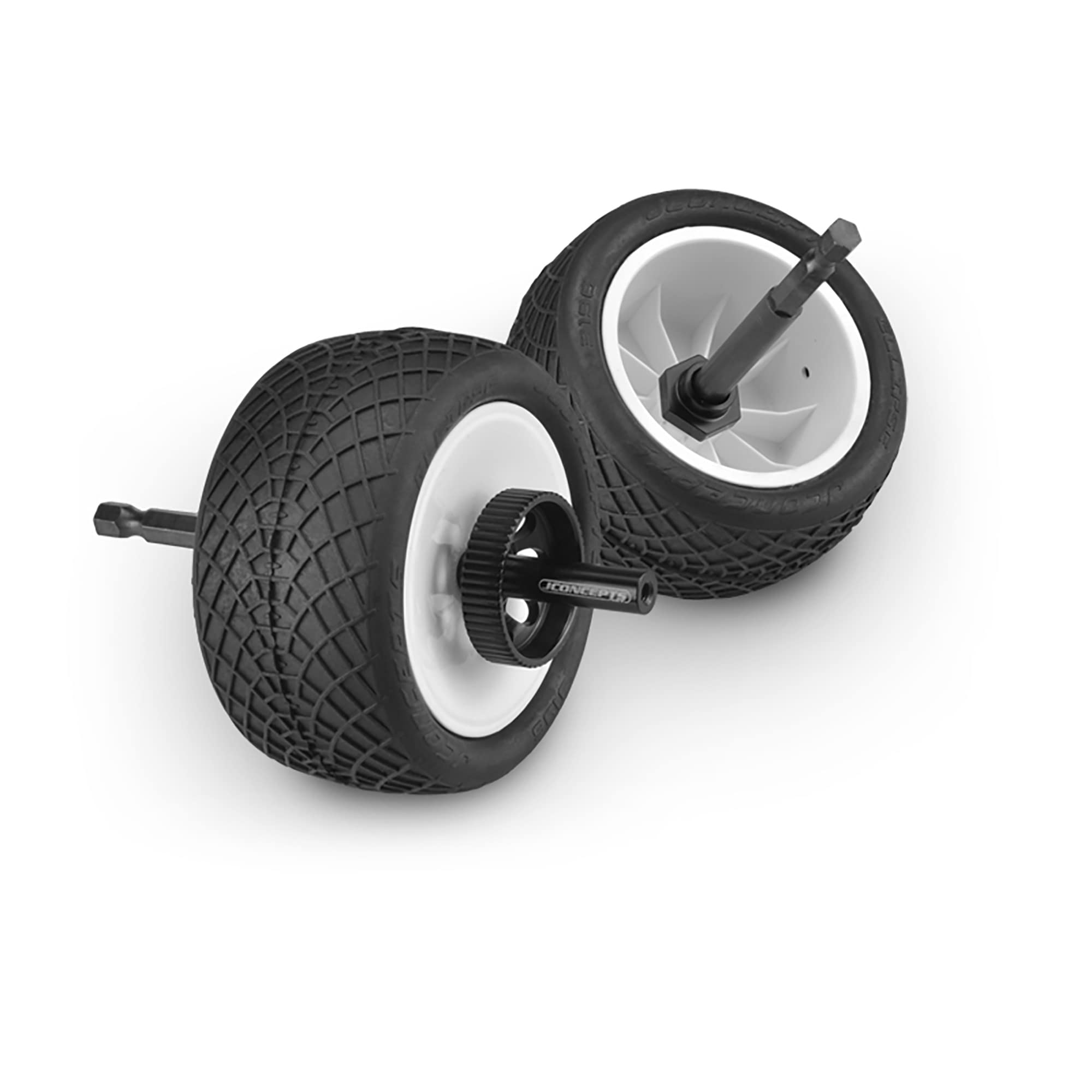 J-Concepts 28712 Tire Break-In Drill Adapter Kit, Black