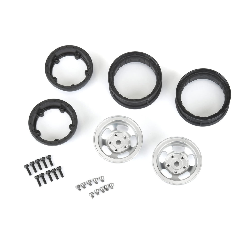 Pro-Line 279800 Slot Mag 1.55" Alum Wheels Rock Crawlers F/R