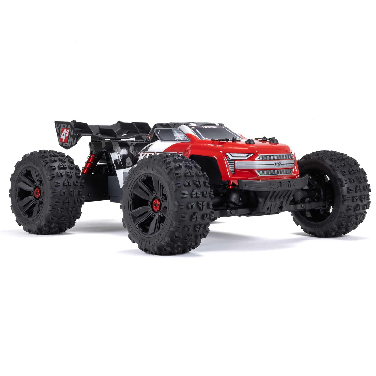 Arrma ARA4408V2T3 1/10 KRATON 4S 4X4 RTR Brushless Speed Truck, Red