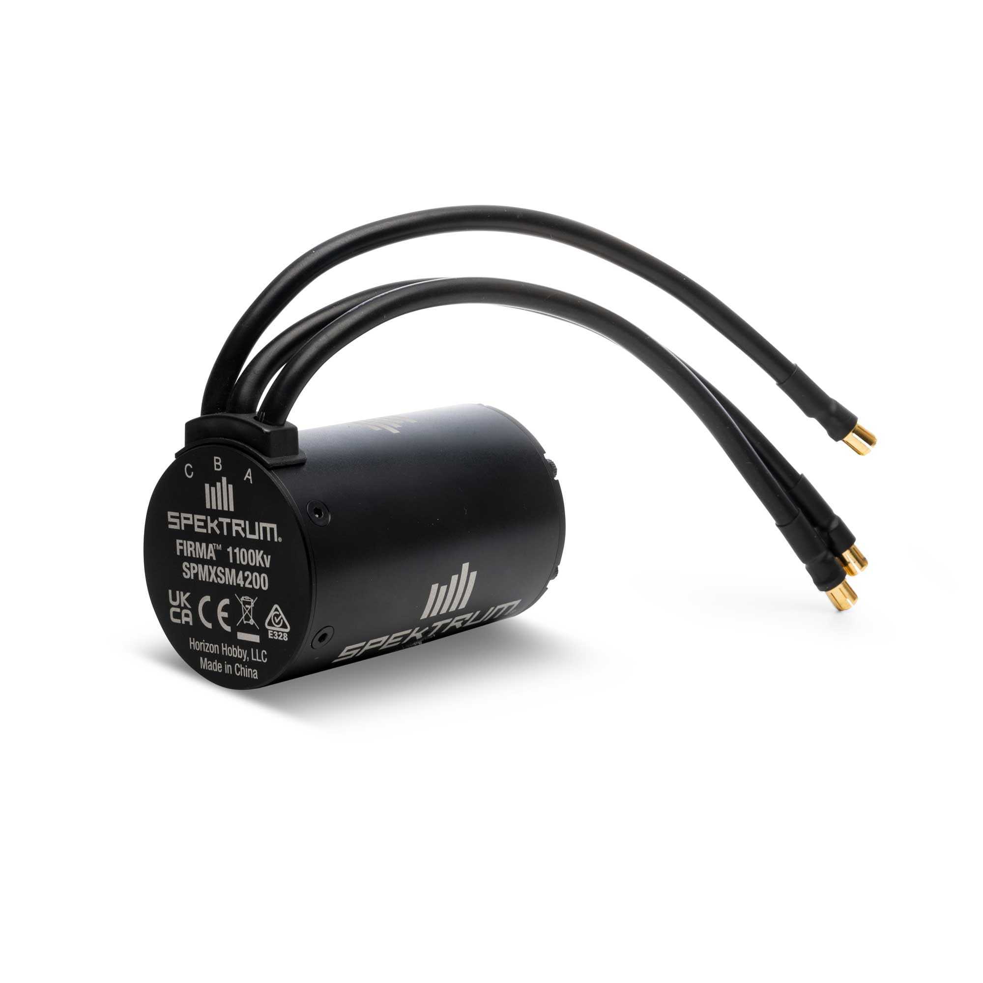 Spektrum XSM4200 Firma 5687 1100KV 4-Pole Brushless Motor: 8mm