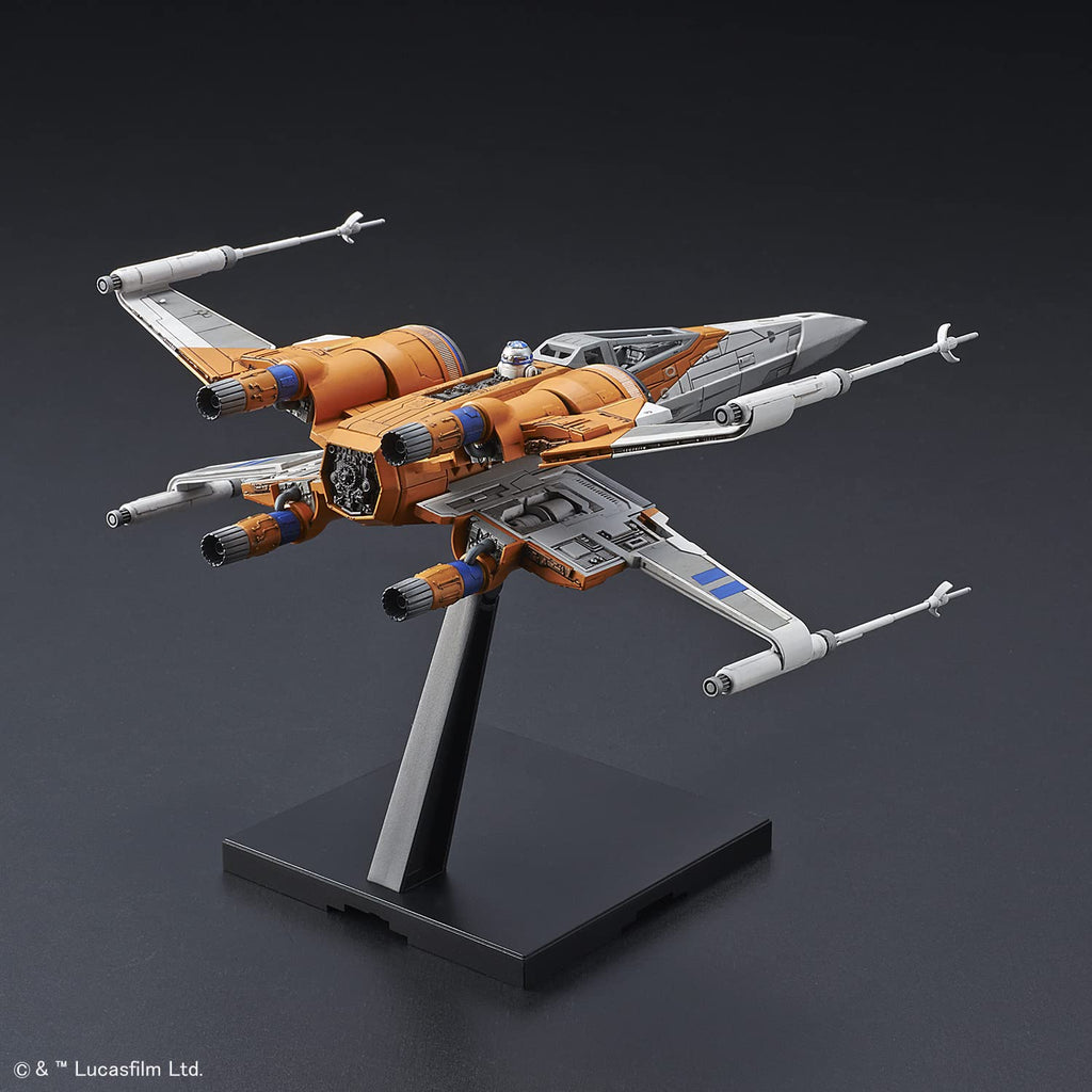 Bandai 5058312 Poe's X-Wing Fighter: The Rise of Skywalker 1/72 Model Kit