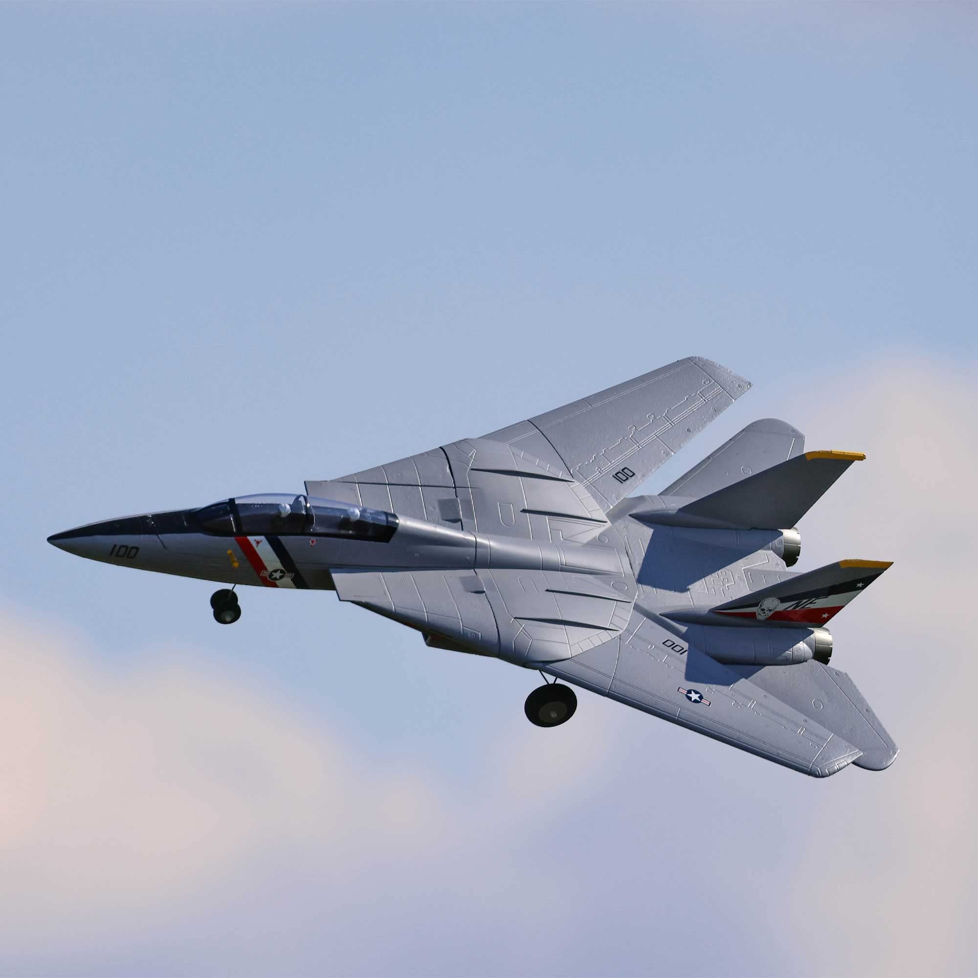 E-Flite EFL01450 F-14 Tomcat Twin 40mm EDF BNF Basic Airplane