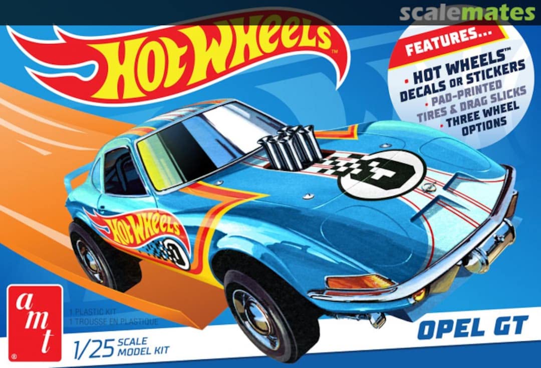 AMT 1303 Hot Wheels Buick Opel GT 1:25 Model Kit