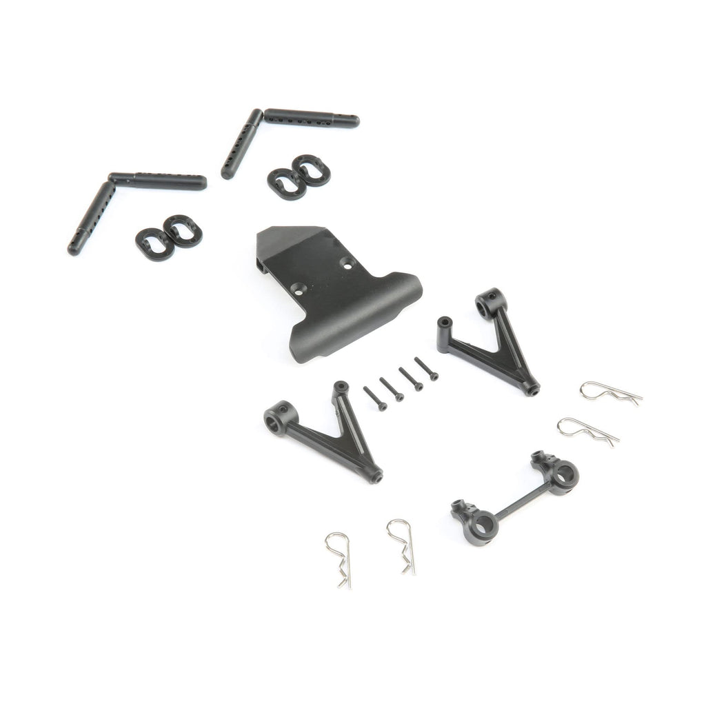 Losi LOS231053 Front Bumper & Body Mount Set: 22S ST