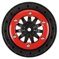 Pro-Line 274503 ProTrac F11 2.2/3.0" Red/Black BeadLock Wheels