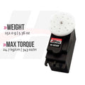 Hi-Tec 31805S Mega 1/4 Scale Servo HS-805BB: Universal, Dual Ball Bearings