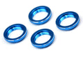 Exotek Racing 1549BLU AE Notched Threaded 12mm Collars (1 Pair) B5, T5, SC5