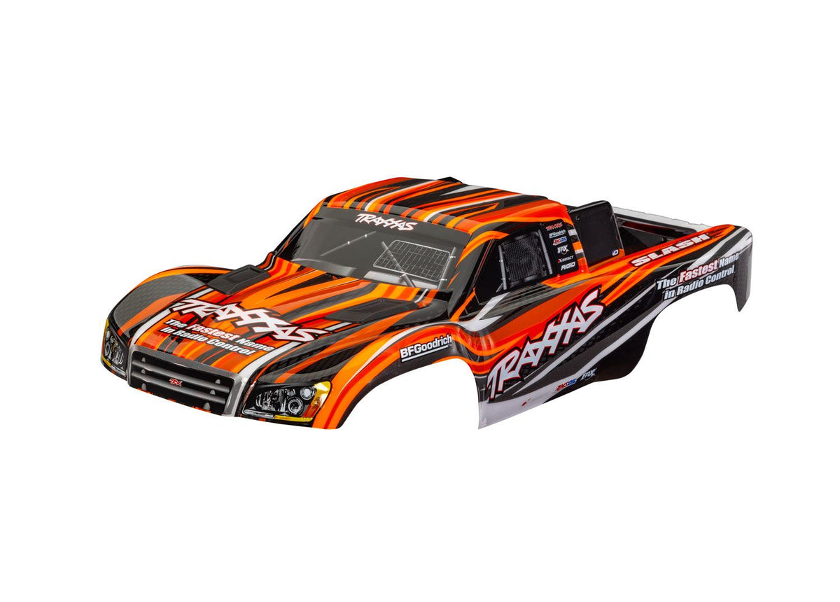 Traxxas 6910-ORNG Slash 4X4 Orange Clipless Body VXL 2WD