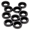 1UP Racing 80309 Premium Aluminum M3 Countersunk Washers, Black, 10