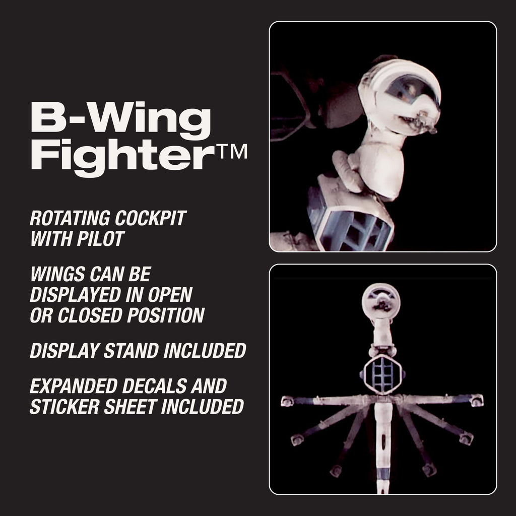 MPC 949 Star Wars: B-Wing Fighter (Snap) 1:144 Model Kit