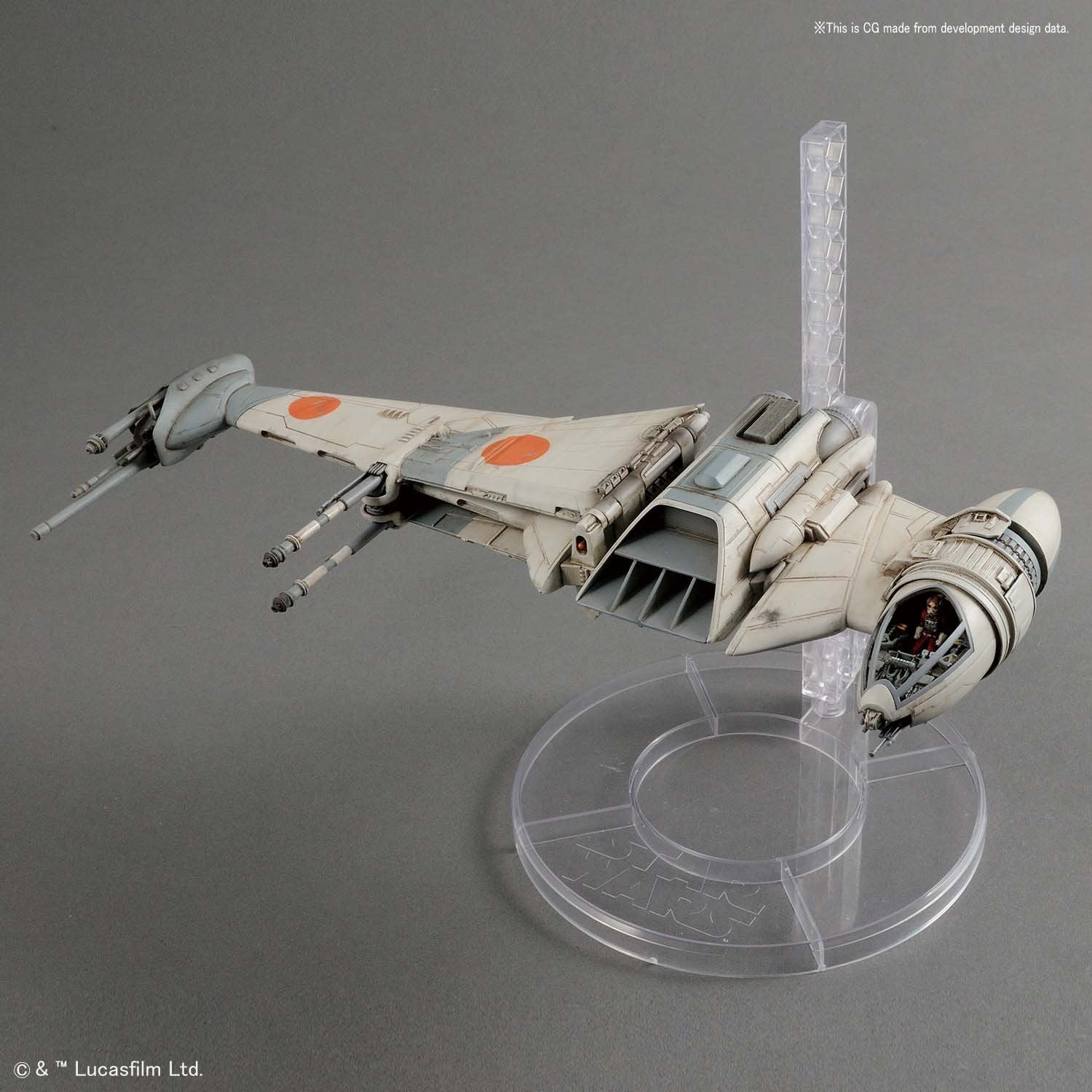 Bandai 230456 B-Wing Starfighter "Star Wars", Bandai Star Wars 1/72