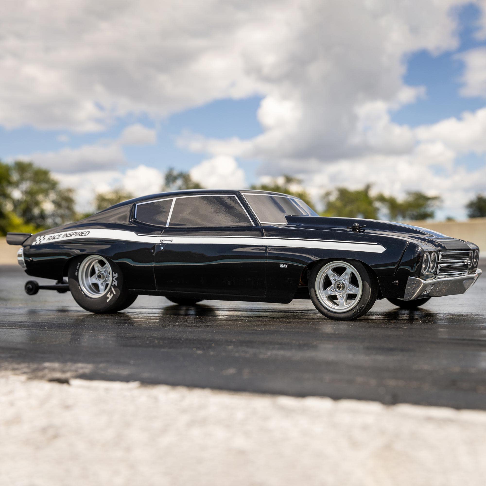 Losi LOS01023T2 1970 Chevelle 2WD Mini No Prep Drag Car Black