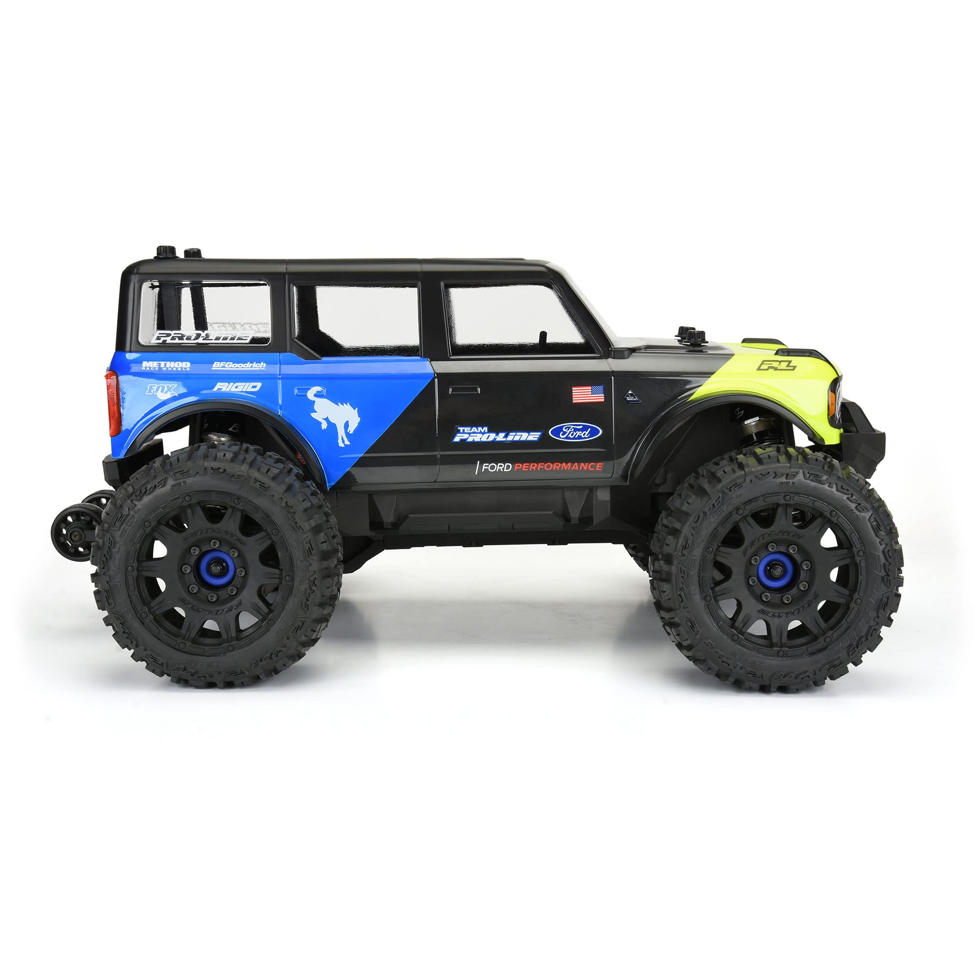 Pro-Line 359400 1/8 2021 Ford Bronco Clear Body: Maxx, E-Revo 2.0