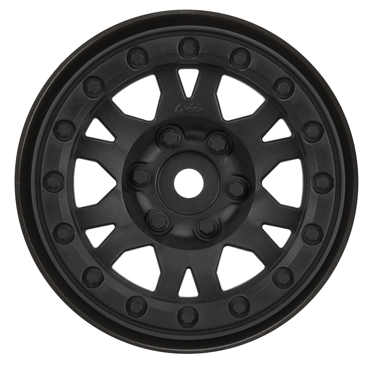 Pro-Line 276903 Front, Rear Impulse 1.9 Blk Plastic BeadLoc Wheels: Crawler