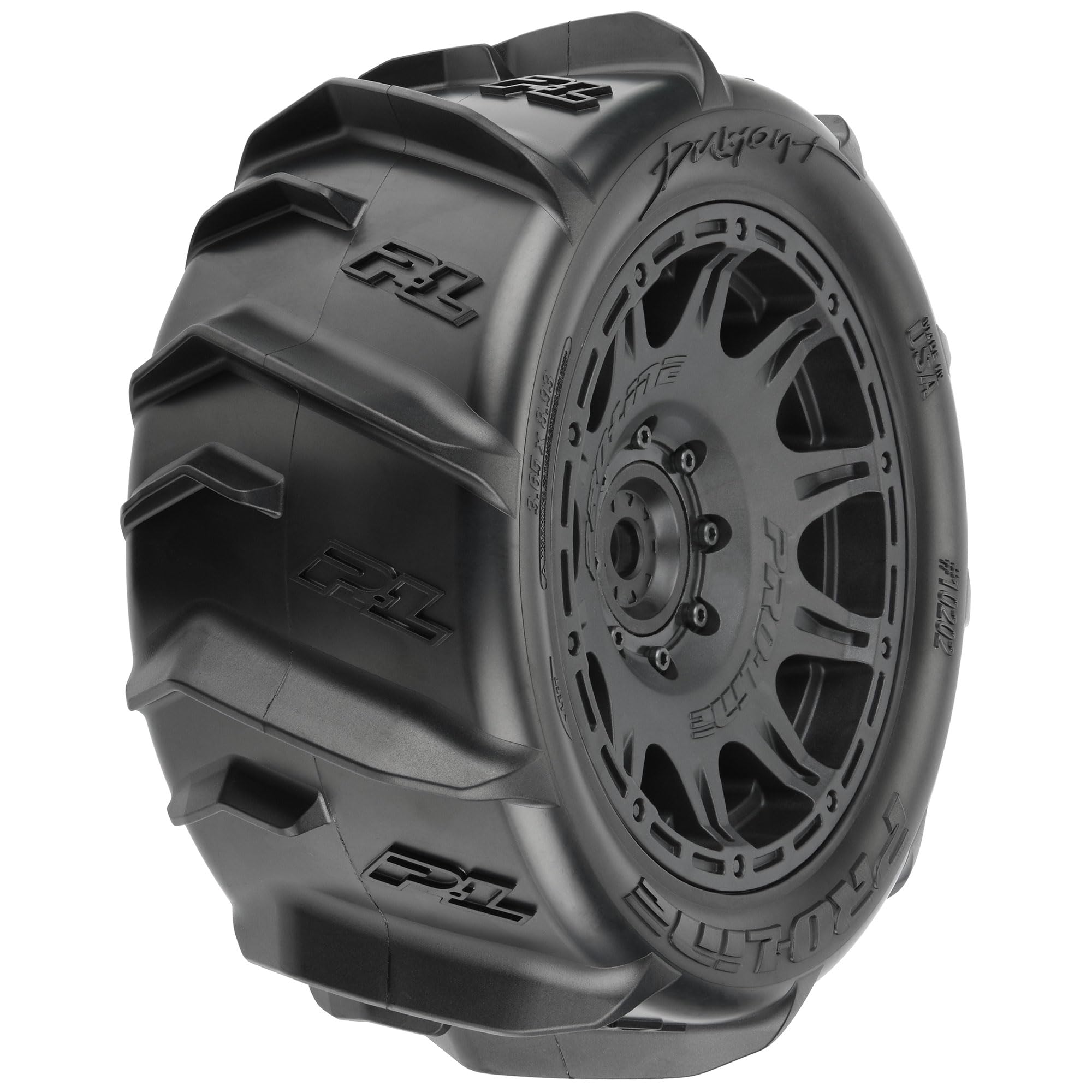 Pro-line Racing 1020211 Dumont Snd/Snw 5.7 Trs MTD Rmvble Hx Blk Raid (2)