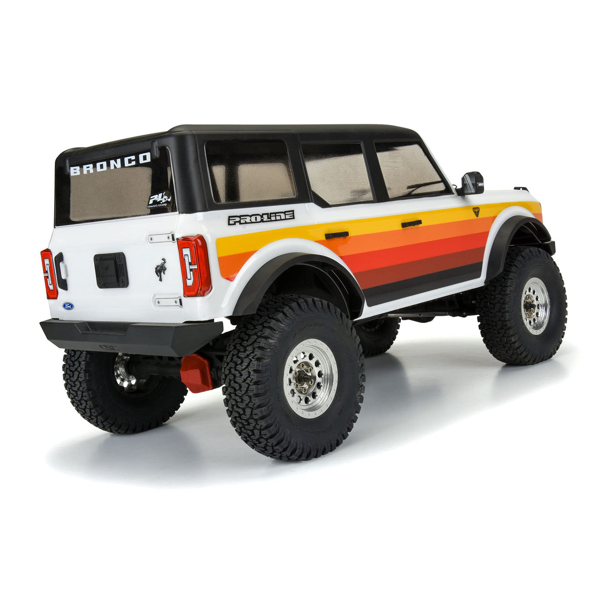 Pro-Line 357000 1/10 2021 Ford Bronco Clear Body Set 12.3": Crawlers