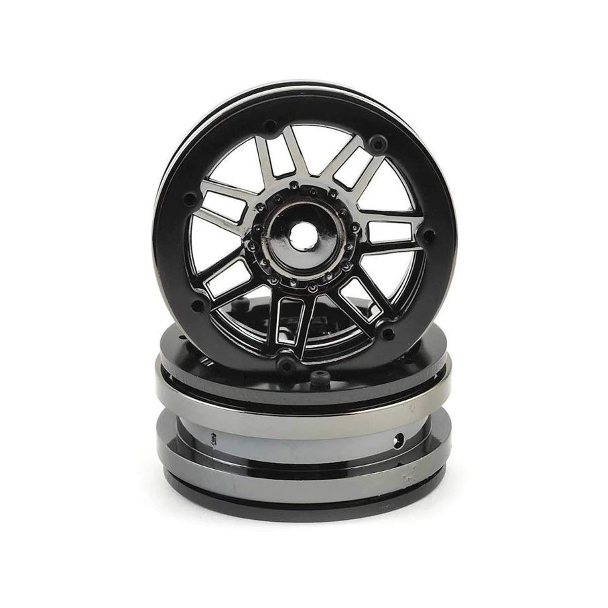 Pit Bull Xtreme W19931GB 1.9 Beadlock Raceline #931 Injector, Gun/Blk (2)