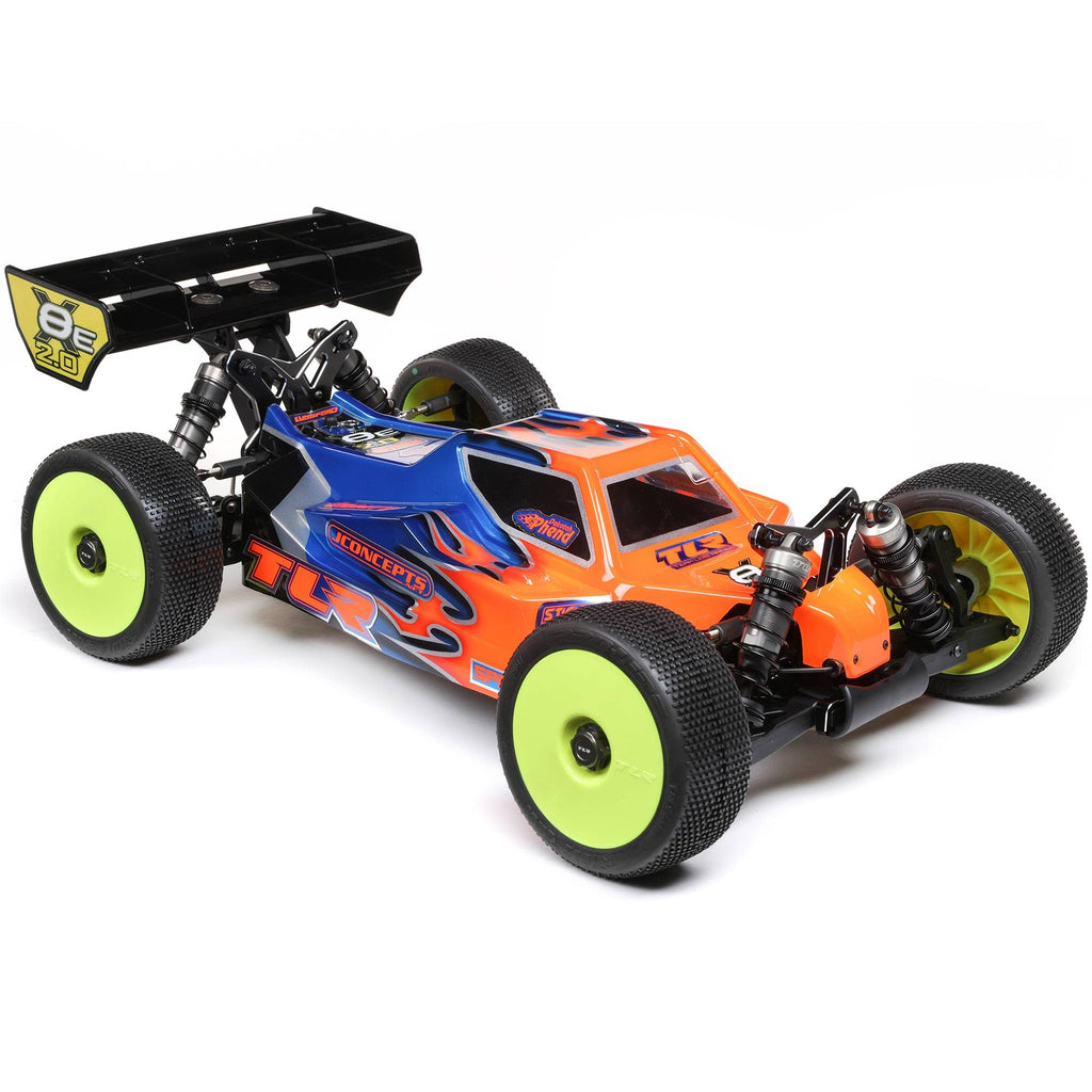 Team Losi Racing TLR04012 8IGHT-X/E 2.0 Combo Race Kit:1/8 4WD Nit/El Buggy