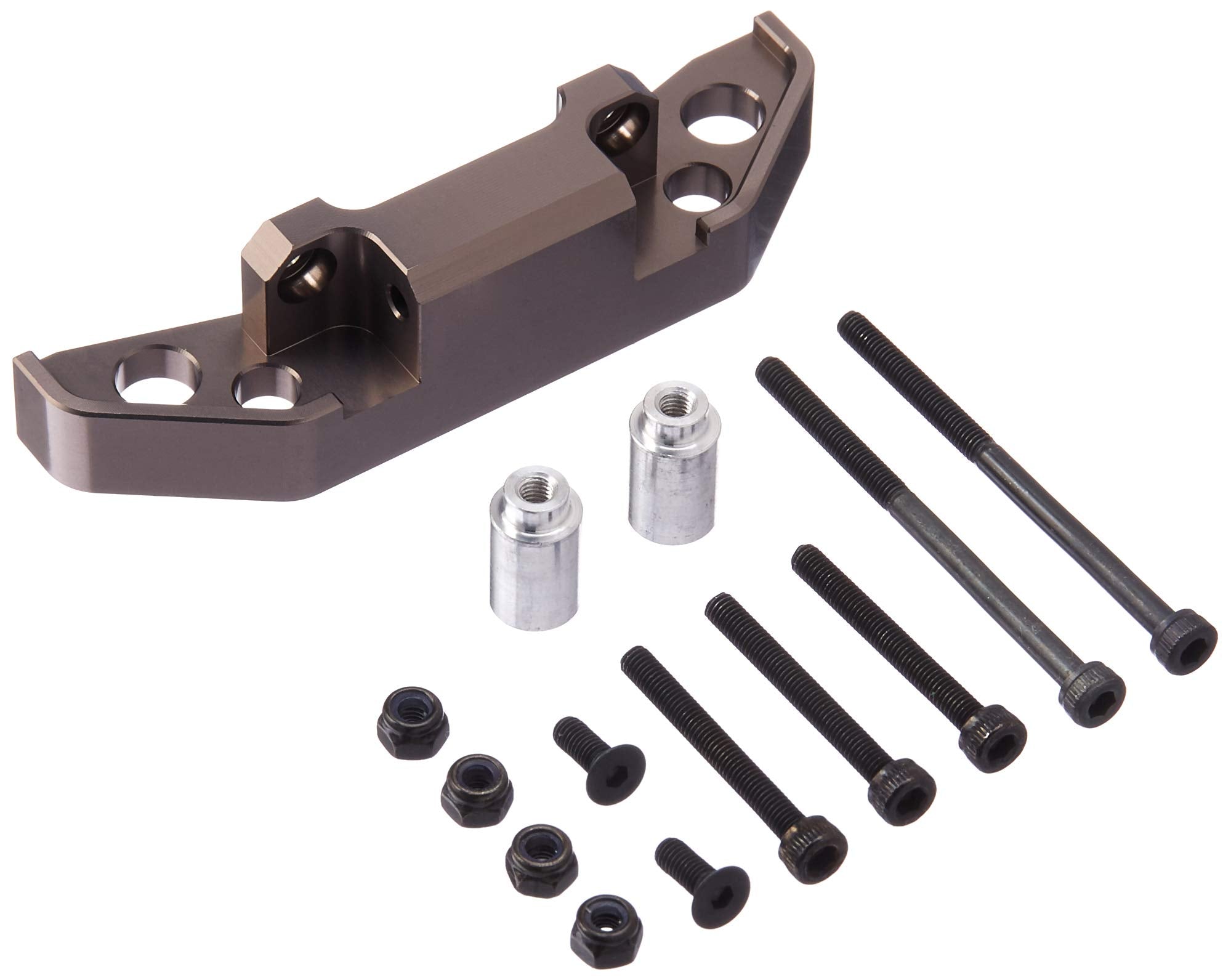 Gmade 30035 R1 Rear Axle Truss Upper Link Mount (Titanium Gray)
