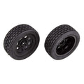 Team Associated 71194 SR10 Front Wheels with Street Stock Tires, Mounted