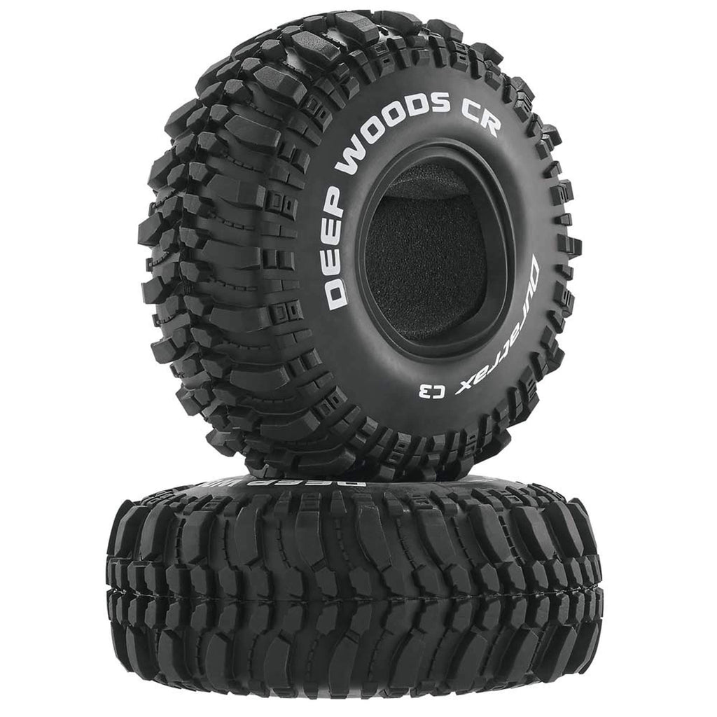 Duratrax RC Rock Crawler Tires with Foam Inserts, C3 Super Soft Compound
