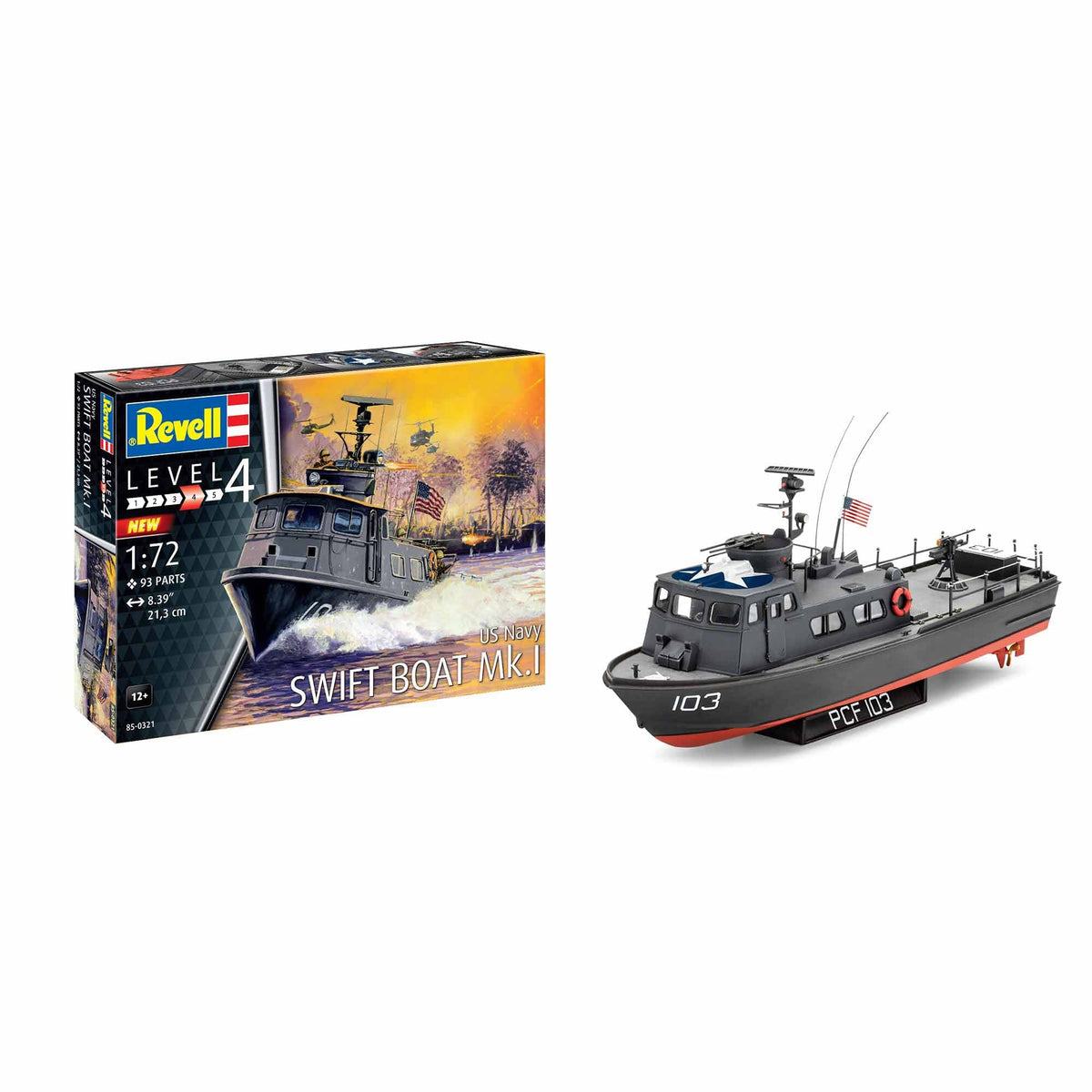 Revell 85-0321 1/72 US Navy Swift Boat MK.I Model Kit