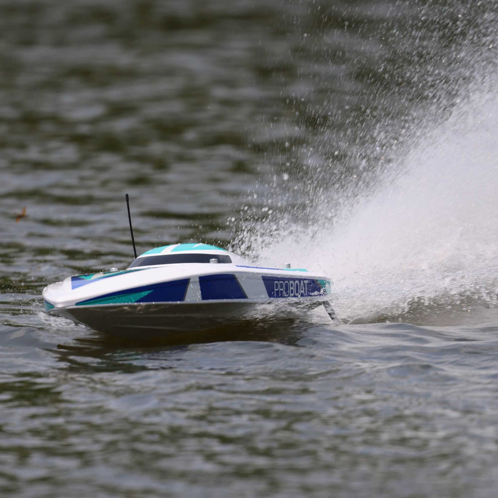 ProBoat PRB08032V2T2 Sonicwake V2 36" Brushless Deep-V Self-Righting RTR, White