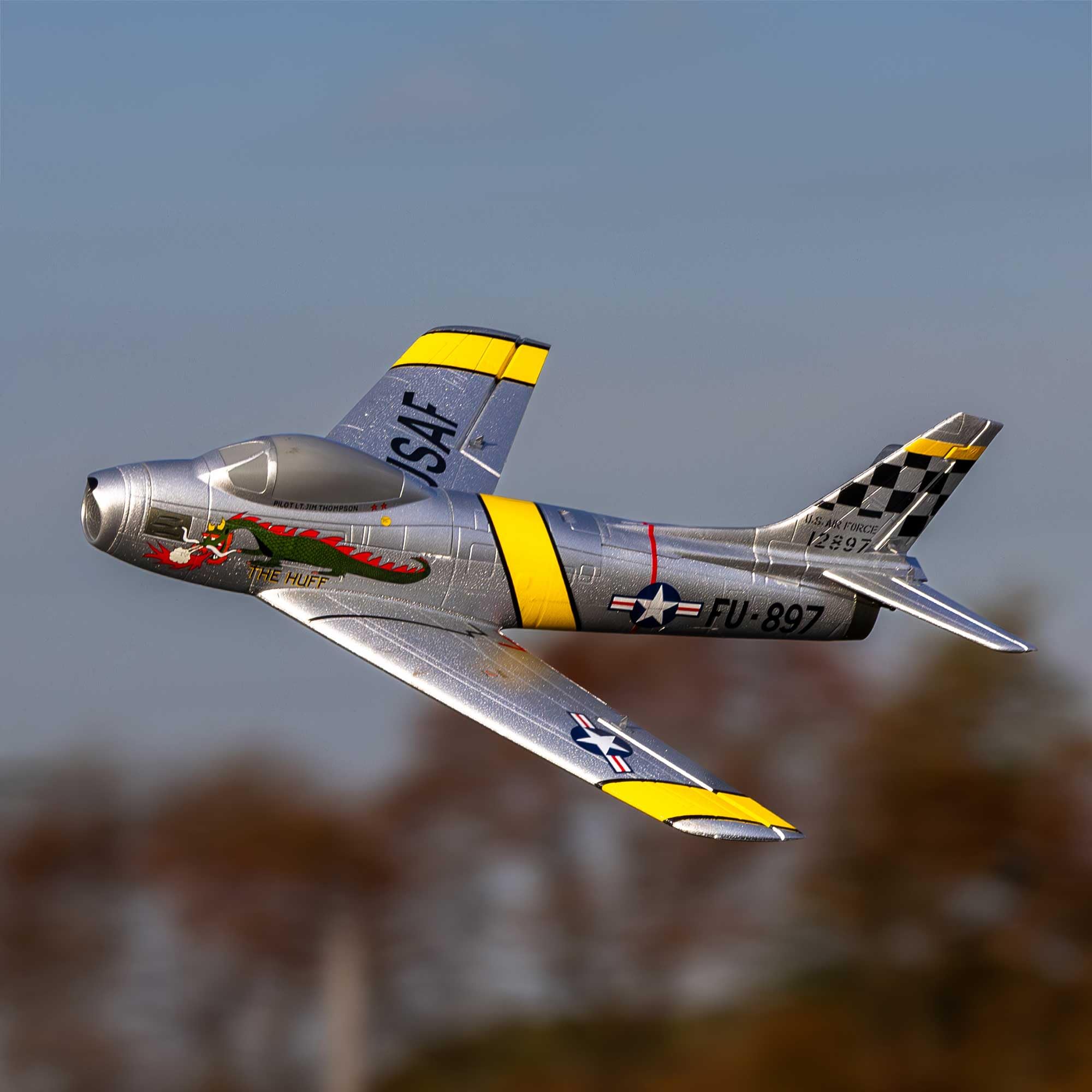 E-Flite EFLU7050 UMX F-86 Sabre 30mm EDF BNF Basic