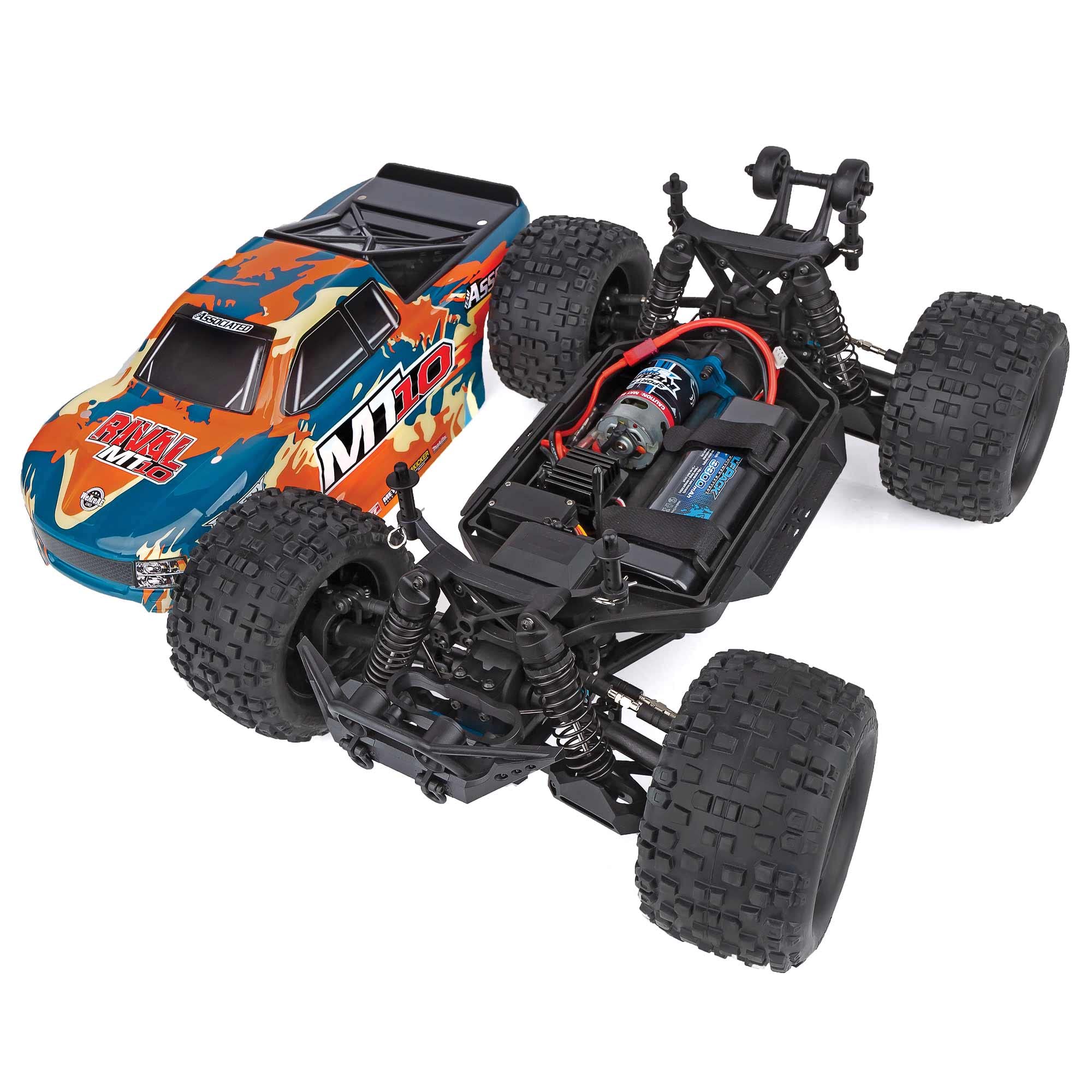 Team Associated 20517C RIVAL MT10 Brushed RTR