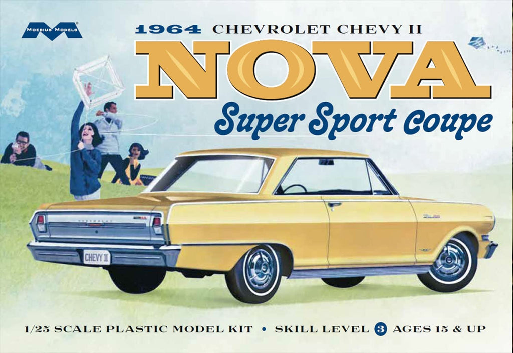 Moebius Models 2320 1/25 1964 Chevy Nova Super Sport Model Kit