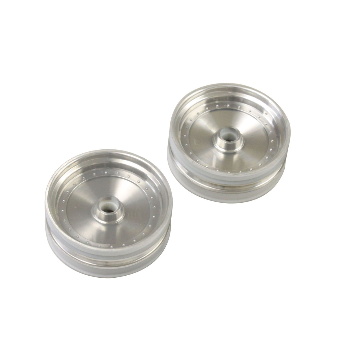 Kyosho SCH001SC Front Wheel (Satin Chrome, 2Pc Scorpion 2014)