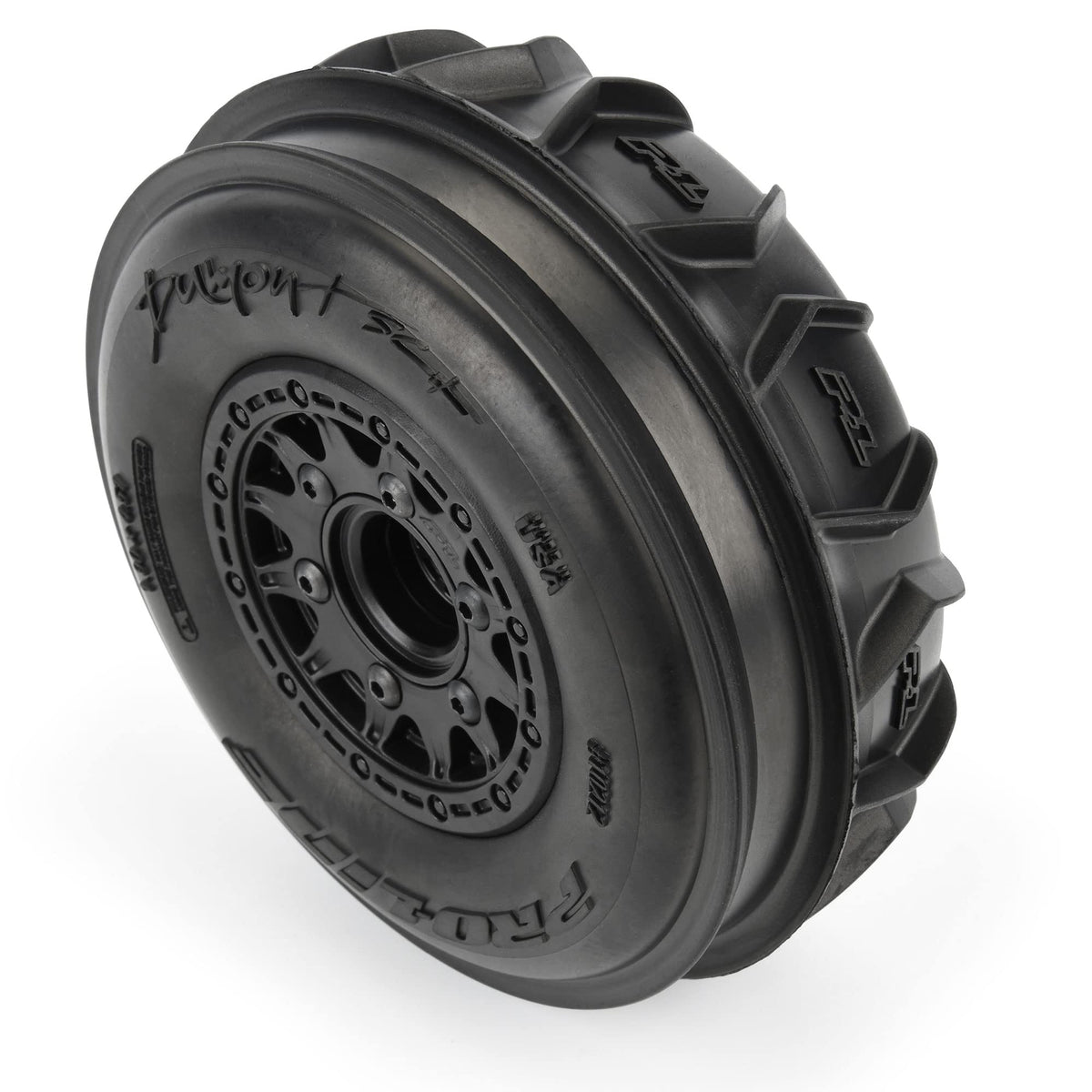 Pro-Line 1021210 1/10 Dumont Fr Paddle/Rib 2.2"/3.0" SC 12mm Black Raid (2)