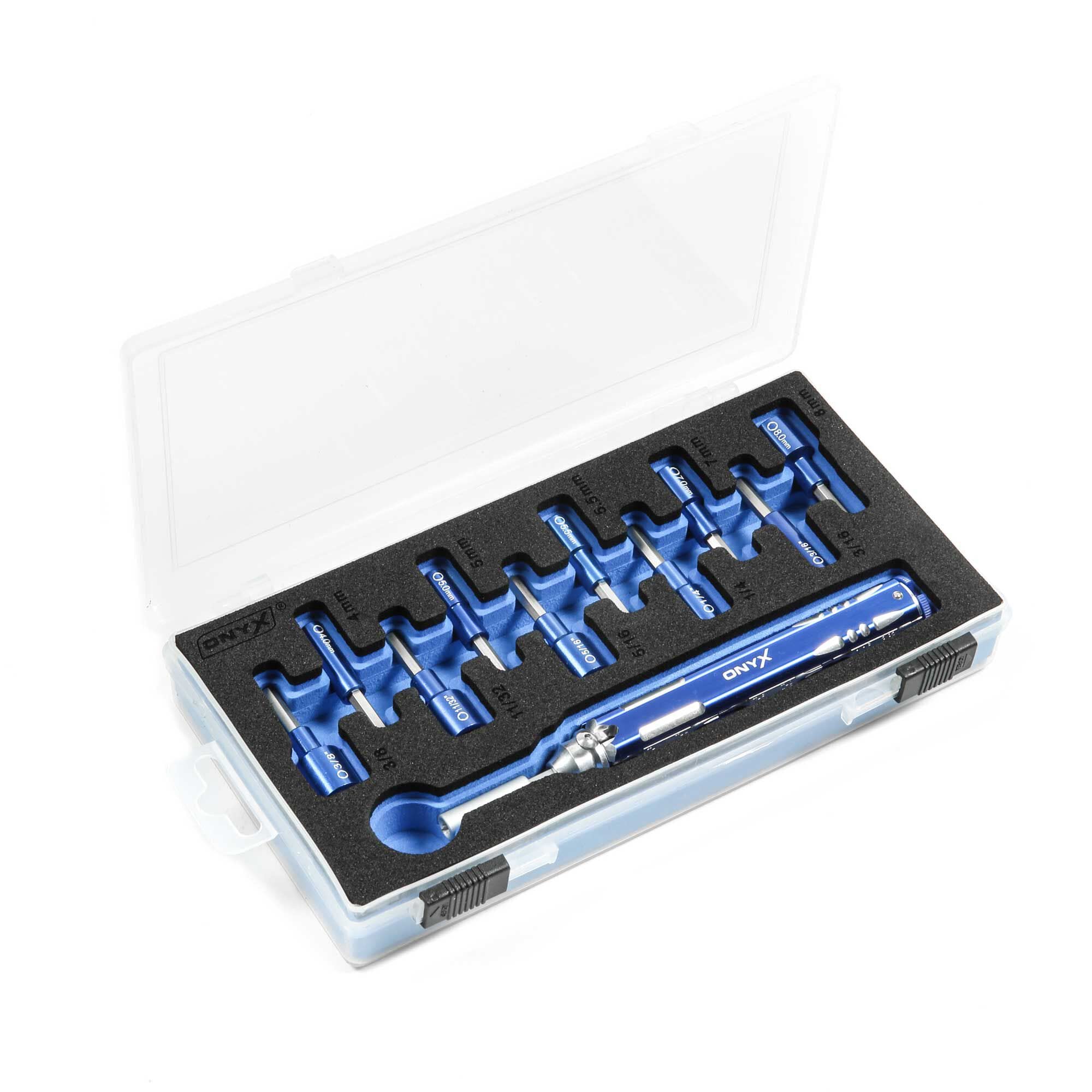 Onyx ONXT1002 40 Piece Air/Surface Hex/Socket Tool Set