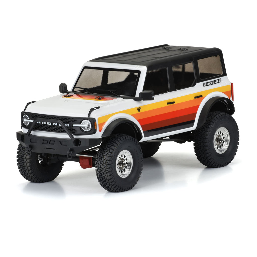 Pro-Line 357000 1/10 2021 Ford Bronco Clear Body Set 12.3": Crawlers