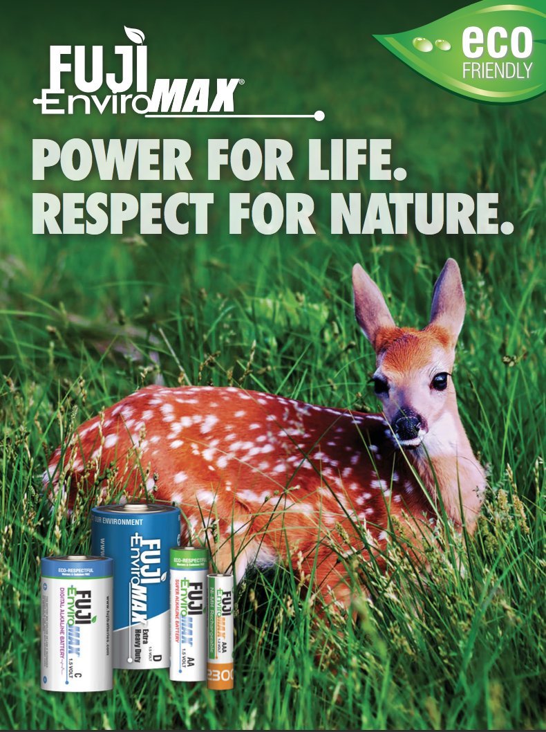 Fuji 4600BP1 Fuji EnviroMax 9V Battery