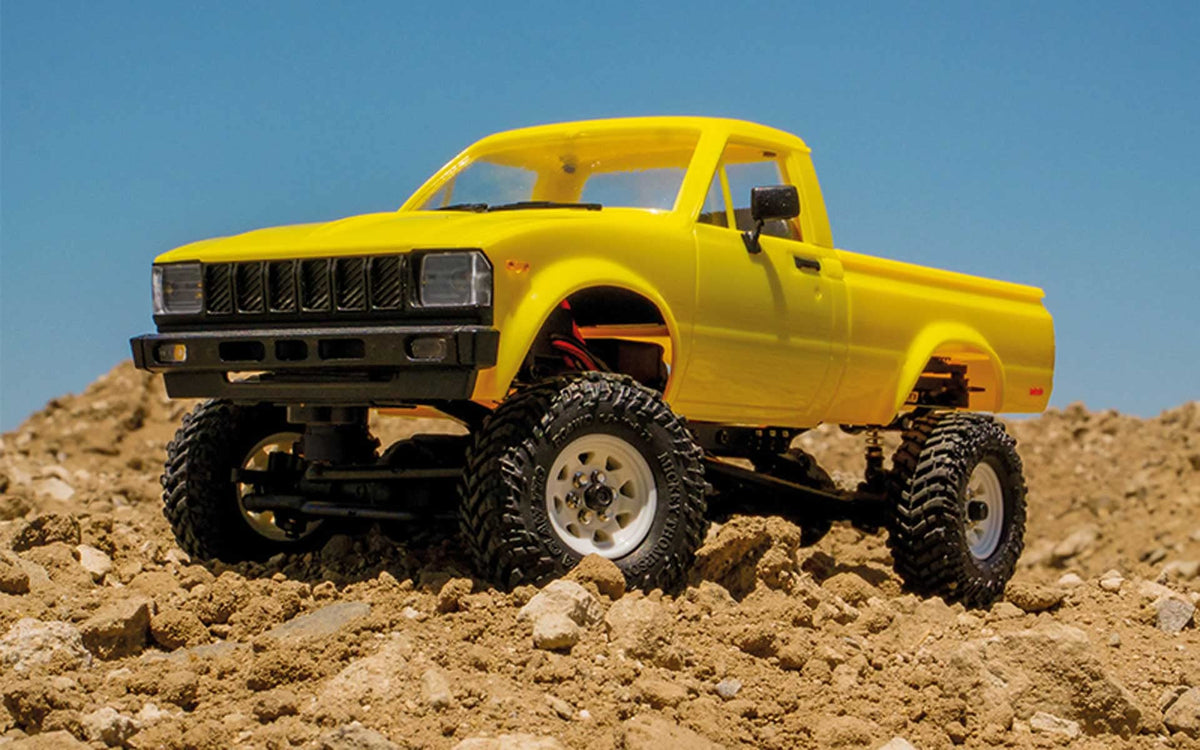 Rc4WD ZRTR0051 1/24 Trail Finder 2 RTR w/ Mojave II Hard Body, Yellow