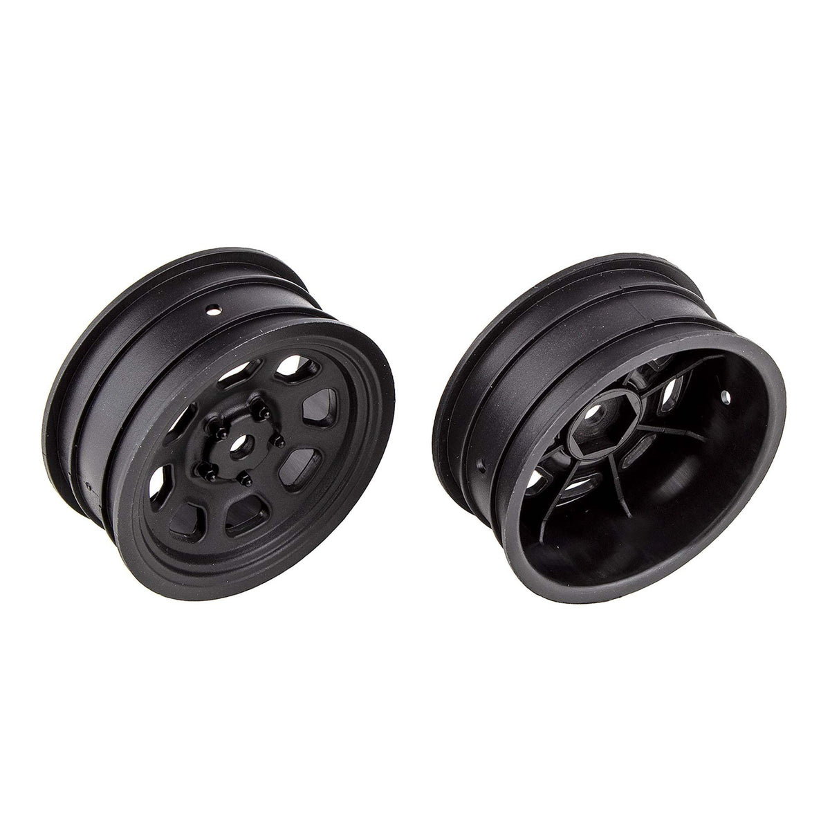 Team Associated 71096 SR10 Front Wheels, black