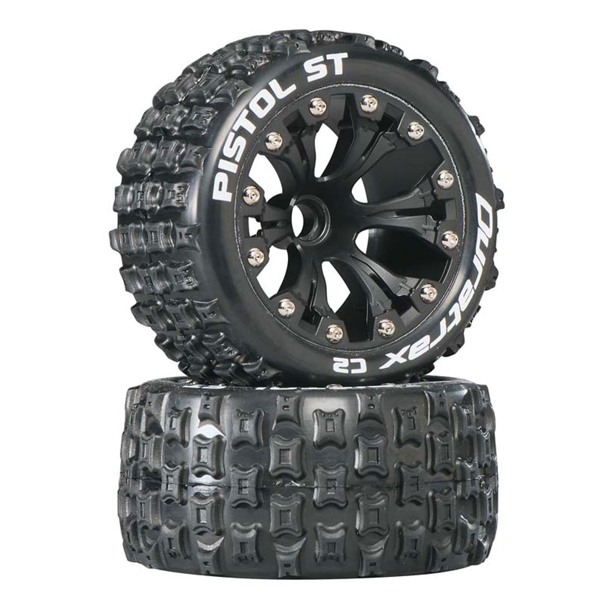DuraTrax DTXC3552 Pistol ST 2.8 Truck 2WD Mntd Front C2 Blk (2)