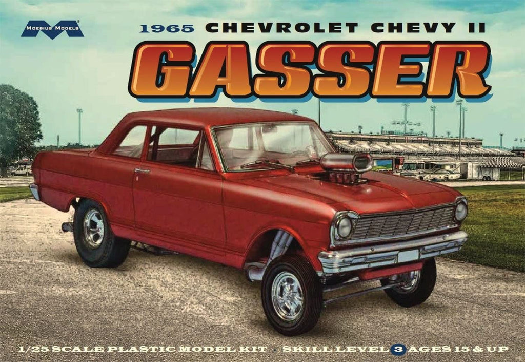 Moebius Models 2324 1965 Chevy II Gasser 1/25 Scale Plastic Model Kit