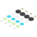 MIP 19030 Pistons, 6-Hole Set,16mm-TLR 1:8