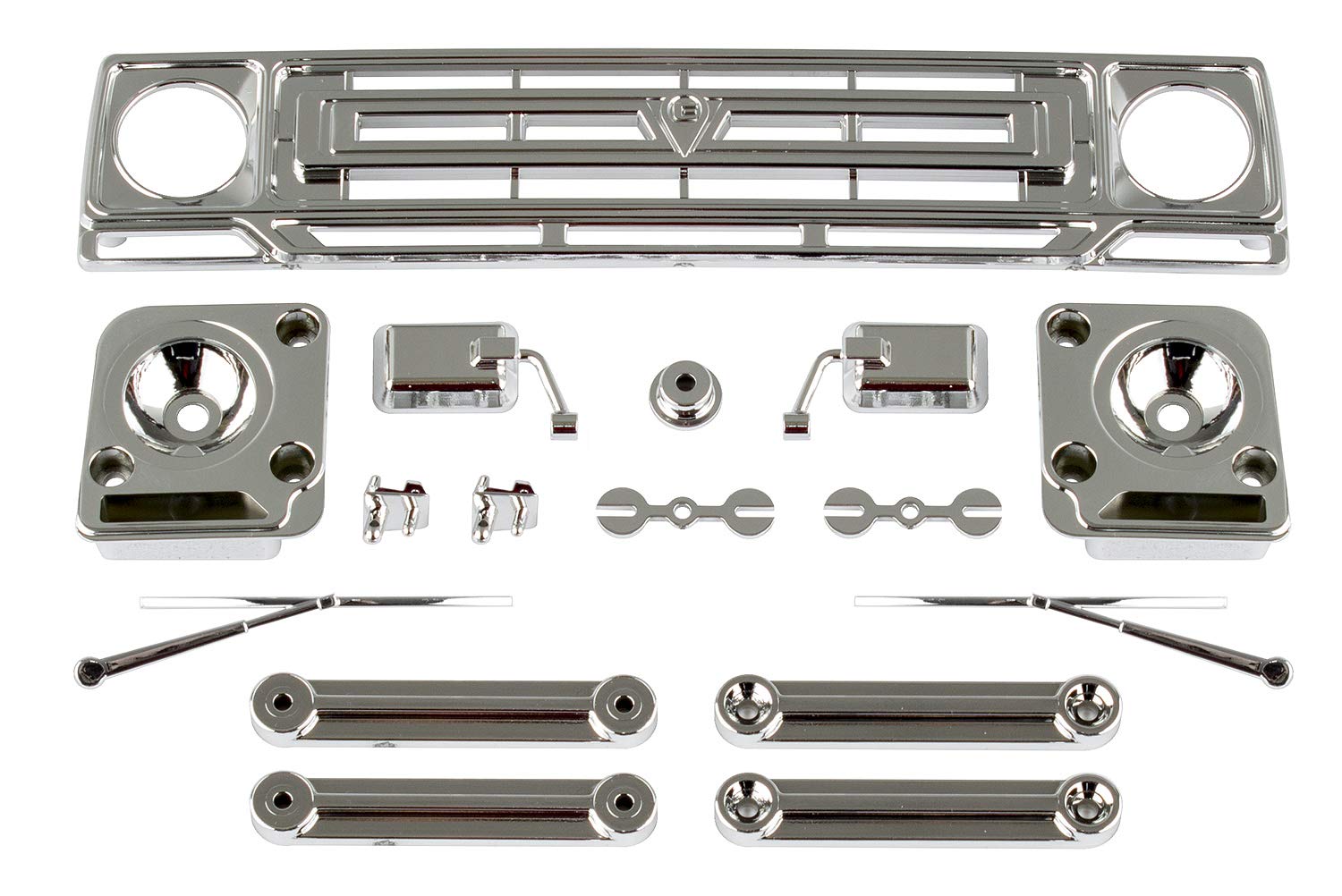 Team Associated 42124 Sendero Body Accessories,chrome