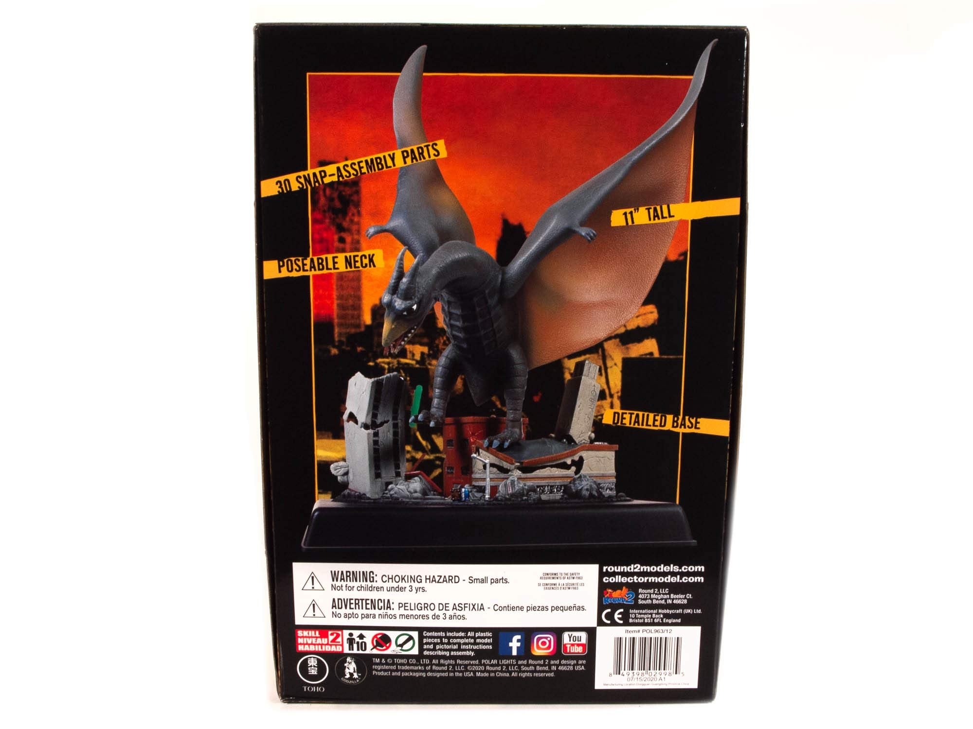Polar Lights 963 1/800 Rodan (Snap) Model Kit