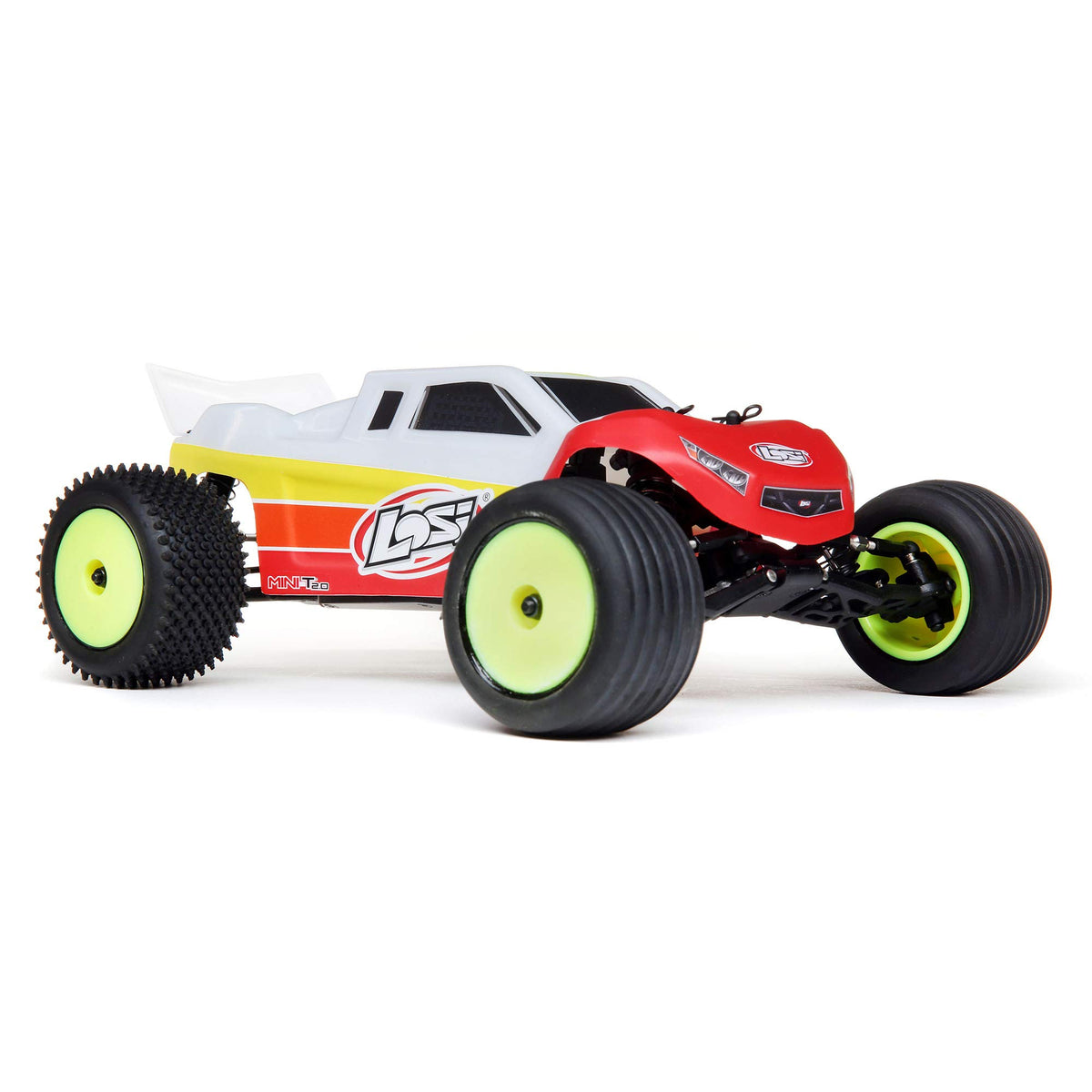 Losi LOS01019T1 Mini-T 2.0 2WD Stadium Truck Brushless RTR, Red