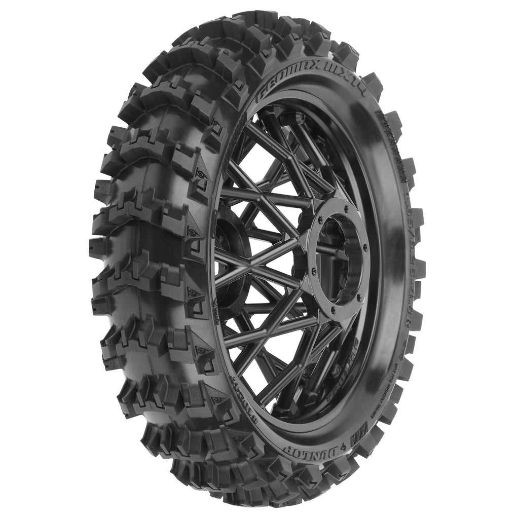 Pro-Line 1024710 Dunlop Geomax MX14 V2 Bead CR4 Rear Tire MTD Bullyspoke Black: Promoto-MX