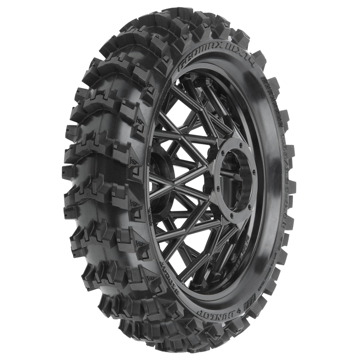 Pro-Line 1024710 Dunlop Geomax MX14 V2 Bead CR4 Rear Tire MTD Bullyspoke Black: Promoto-MX