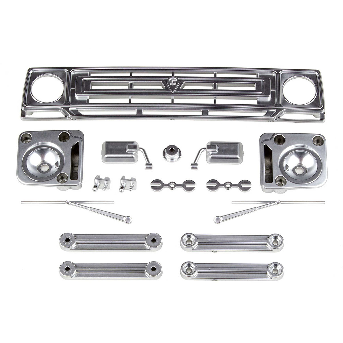 Team Associated 42125 Sendero Body Accessories, Satin Chrome