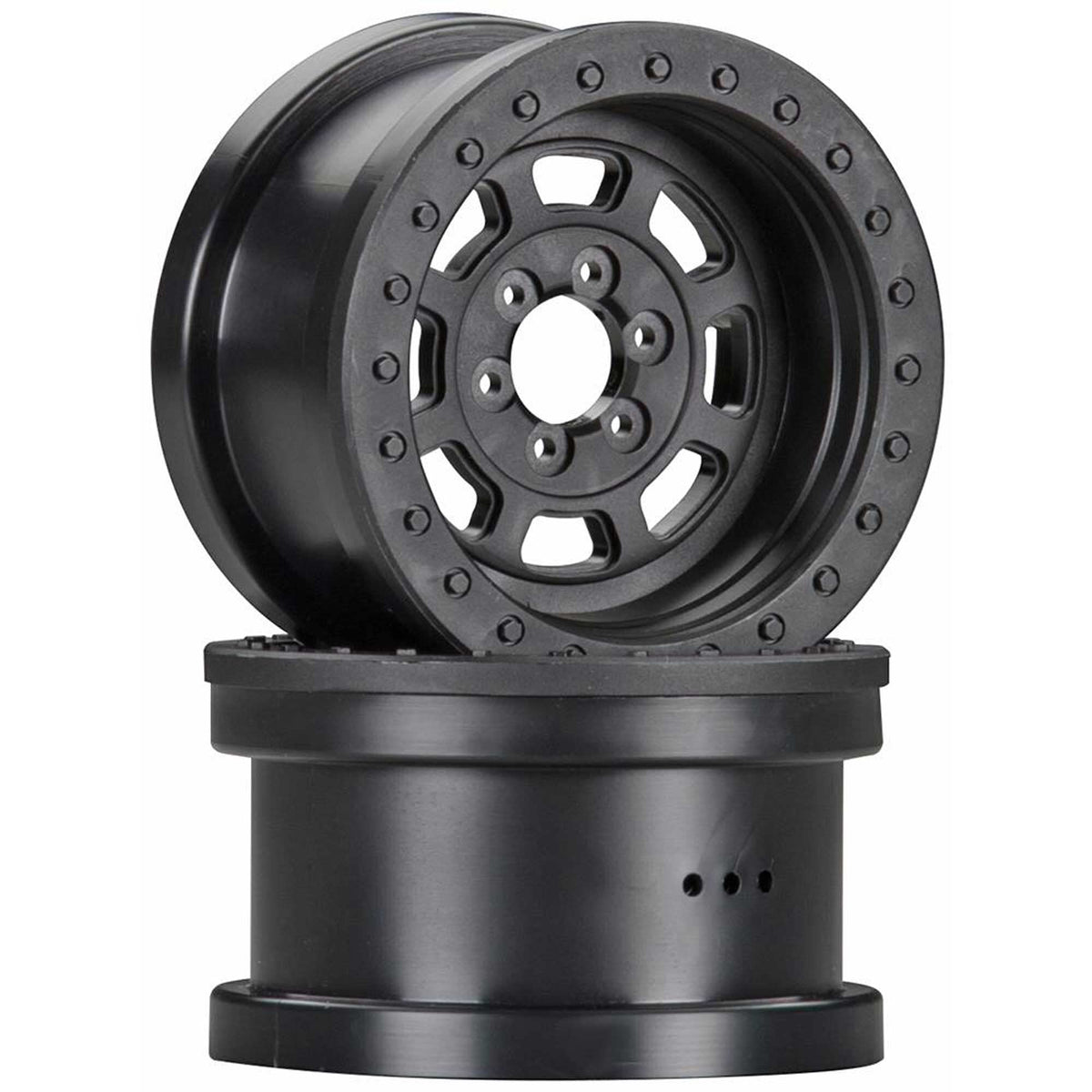 Axial AX08141 Black Trail Ready HD Series 2.2 Wheels(2): RR10