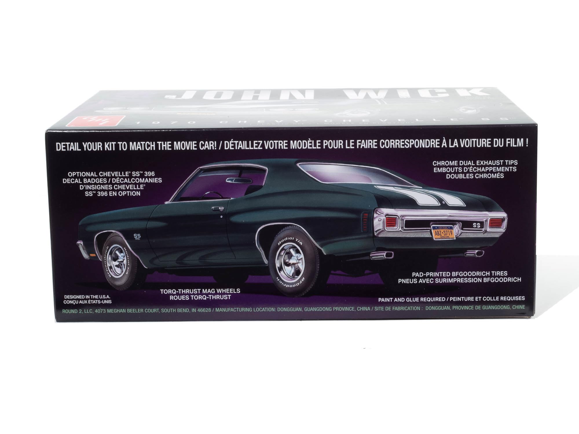 AMT 1453M 1970 Chevy Chevelle John Wick 1/25