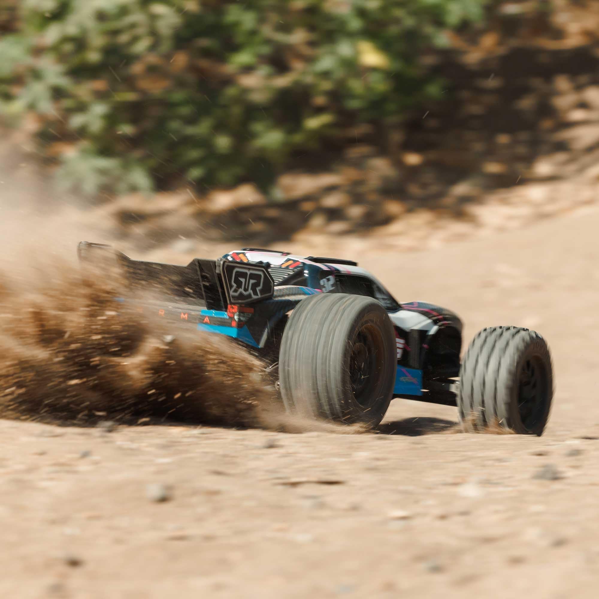 Arrma ARA3205T1 1/10 VORTEKS 2WD RTR Brushed Stadium Truck, Blue